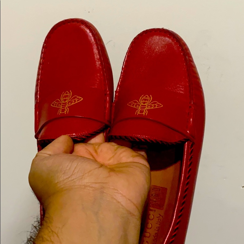 Gucci red shoes